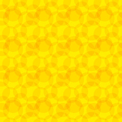 Abstract geometric seamless pattern with yellow circles.Modern vector colorful background