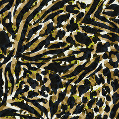 Abstract animal skin leopard seamless pattern design. Jaguar, leopard, cheetah, panther fur. Seamless camouflage background for fabric, textile, design, cover, wrapping.