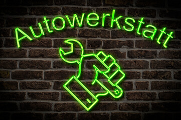 Obraz premium Autowerkstatt