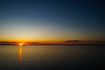 Obraz premium Sunset over Choctawhatchee Bay