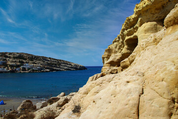 Matala beach - Crete, Greece