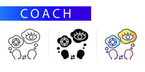 icons, two heads, in the thoughts of the eyes, in the thoughts of the target