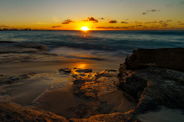 Sunset from Pelican Beach, Grace Bay, Turks and Caicos