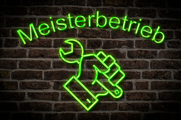 Fototapeta premium Meisterbetrieb