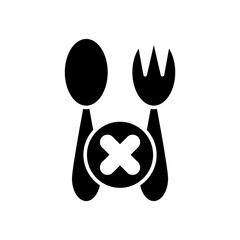 No eat for fasting icon