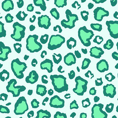 Fototapeta na wymiar seamless pattern with leopard texture