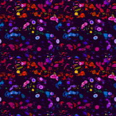 Abstract seamless blue pattern vector colorful illustration