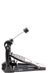 Bass Drum Pedal isolated above white background