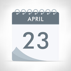 April 23 - Calendar Icon