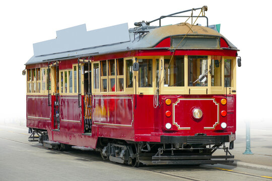 Historic tramway tram