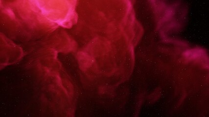 science fiction illustrarion, colorful space background with stars, nebula gas cloud in deep outer space 3d render