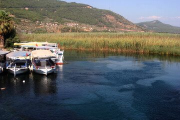 Dalyan, Turkey: Cruise ships and ferry boats