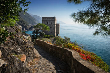 Tower in Monterosso al Mare, La Spezia, Liguria, in Italy