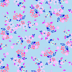 Floral background for textiles. - 422117727