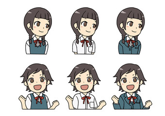 女子学生のバストアップ②