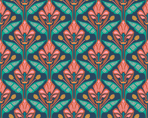 seamless pattern with flowers