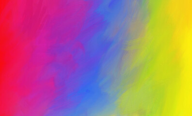 カラフルな水彩の筆の跡、背景素材、テクスチャ