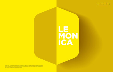 Yellow abstract geometric background design. For cover design, book design, presentation template, website, poster, flyer, advertising, brochure, brand identity etc. Vector EPS 10