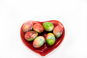 Happy Easter! Abstract composition for Easter celebration.