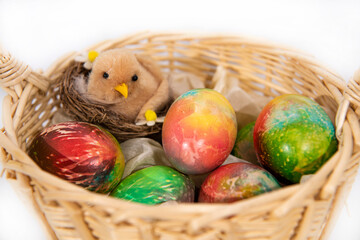 Happy Easter! Abstract composition for Easter celebration.