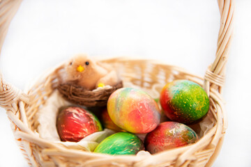 Happy Easter! Abstract composition for Easter celebration.