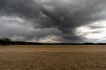 Hagelzelle am Abend