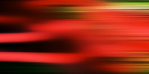 Red orange green shades motion blur background