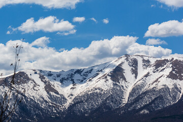 Snowy mountain landscape, Armenia