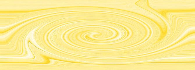 Yellow marble texture background. Template for various purposes. Abstract illustration with brown and white waves.