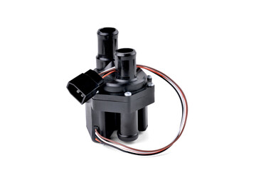 circulation pump with electric drive of the car heating system, close-up