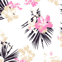 Floral background for textiles.