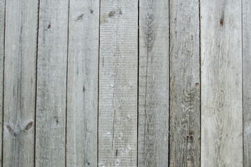 Gray wooden texture, of the old gate of the house, from old boards. Background