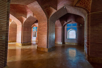 Shahjahan Mosque
The Shah Jahan Mosque, also known as the Jamia Masjid of Thatta, is a 17th-century building that serves as the central mosque for the city of Thatta.