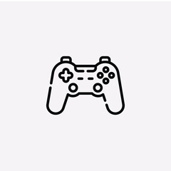 video game controller icon sign vector