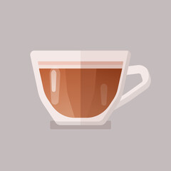 Coffee cappuccino icon vector illustration.