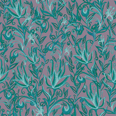 Fototapeta premium seamless floral pattern