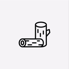 firewood icon sign vector