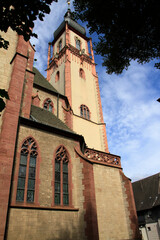 Fototapeta na wymiar Tauberbischofsheim, Kirche St. Martin, Deutschland, Europa -- Tauberbischofsheim, Church St. Martin, Germany, Europe
