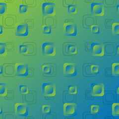 Seamless abstract green and blue background vector concept