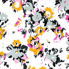 Floral background for textiles.