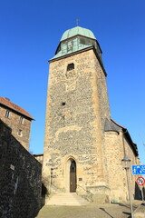 Fototapeta na wymiar Evangelische Stadtkirche in Felsberg