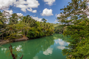 Loboc river on Bohol island, Philippines