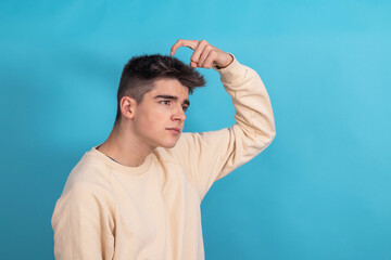 student or teenager thinking isolated