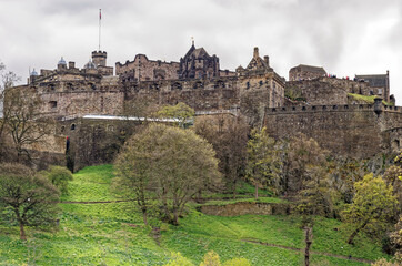 Fototapeta na wymiar Edinburgh Castle - Scotland - United Kingdom