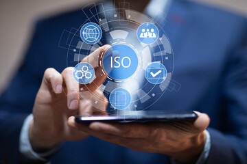 ISO with man using a phone