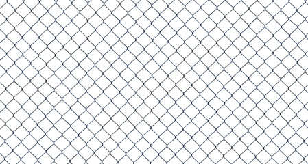 Isolated Chain-Link Fence - 422152328