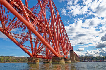 The Forth Rail Bridge at South Queensferry - Scotland