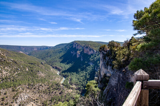 Mirador de Zaorejas, Parque Nacional del Alto Tajo, Guadalajara, Castilla la Mancha, Espa&ntilde;a