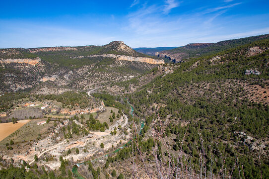 Mirador de Zaorejas, Parque Nacional del Alto Tajo, Guadalajara, Castilla la Mancha, Espa&ntilde;a