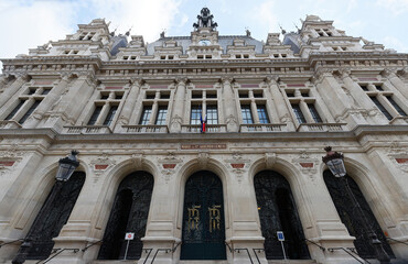 The beautiful City hall 10 th district in Paris